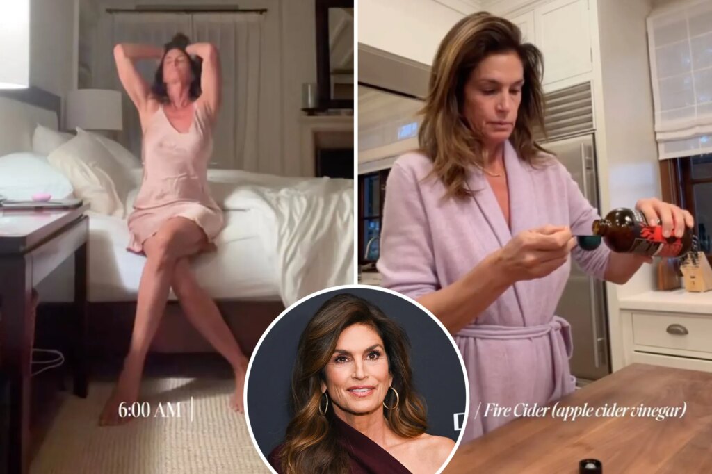 GOSSIP & RUMORS: Benefits of Cindy Crawford's morning wellness routine