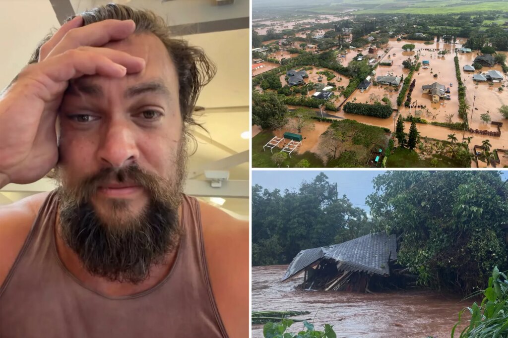 GOSSIP & RUMORS: Jason Momoa escapes raging Hawaii floods as
