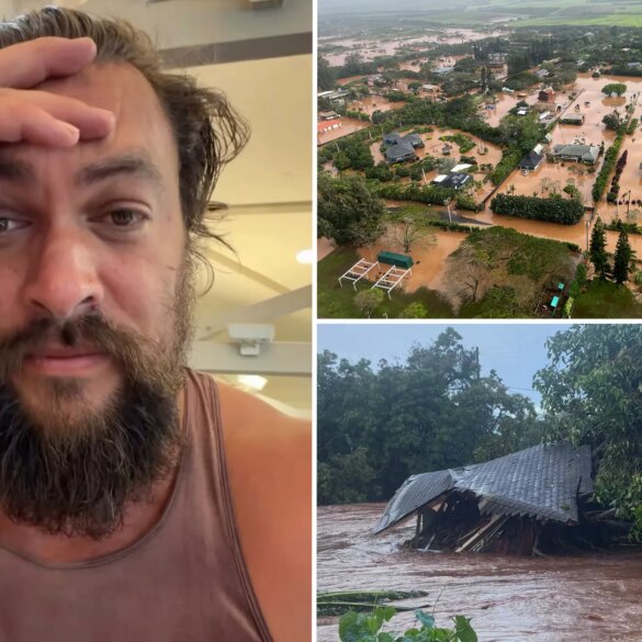 GOSSIP & RUMORS: Jason Momoa escapes raging Hawaii floods as