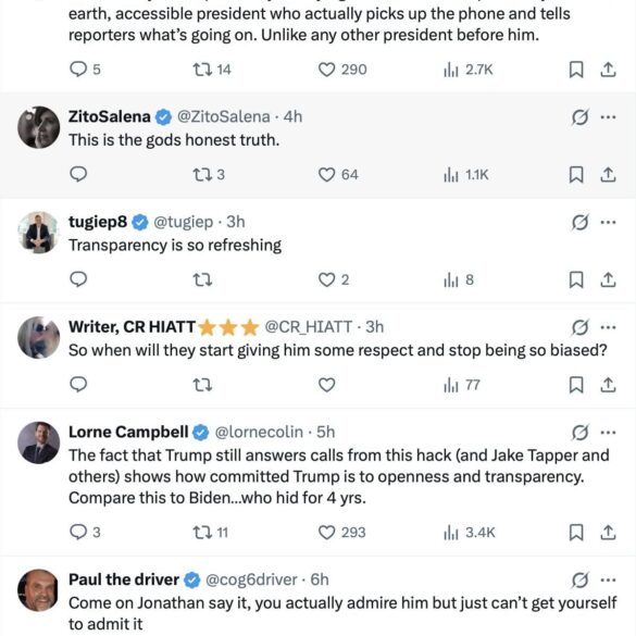 ABC Reporter Tells Incredible Story About Calling Up President Trump * 100PercentFedUp.com * by Noah