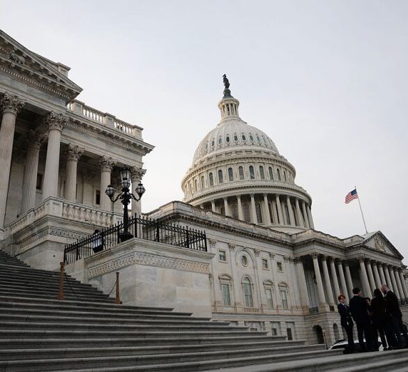 WASHINGTON, DC - MARCH 05: U.S. the U.S. Capitol Building is seen on March 05, 2026 in Washington, DC. The House held a series of votes including a vote on funding for the Homeland Security department and a War Powers resolution on Iran. (Photo by Anna Moneymaker/Getty Images)