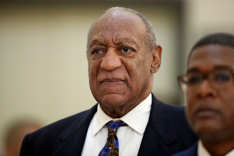NORRISTOWN, PA - SEPTEMBER 24: Actor and comedian Bill Cosby returns to the courtroom after a break with his spokesman Andrew Wyatt at the Montgomery County Courthouse, during his sexual assault trial sentencing in Norristown, Pennsylvania, U.S. September 24, 2018. (Photo by David Maialetti-Pool/Getty Images)
