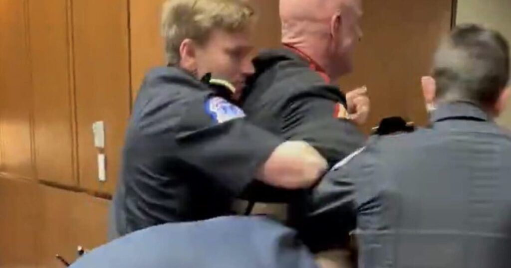 Republican Senator Issues Statement After He Helped Eject Anti-War Protestor, Marine Corps Veteran From Capitol Hill Hearing