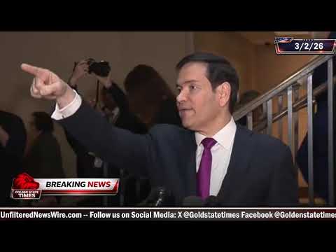 ALERT: Secretary Rubio's URGENT Press Conference on Iran Strikes Before Briefing Congress!
