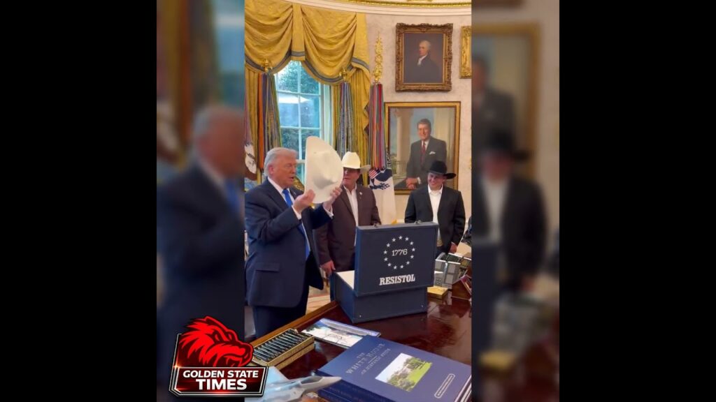 Cowboy Trump is Back: President gets AMAZING Gift from Cowboys!