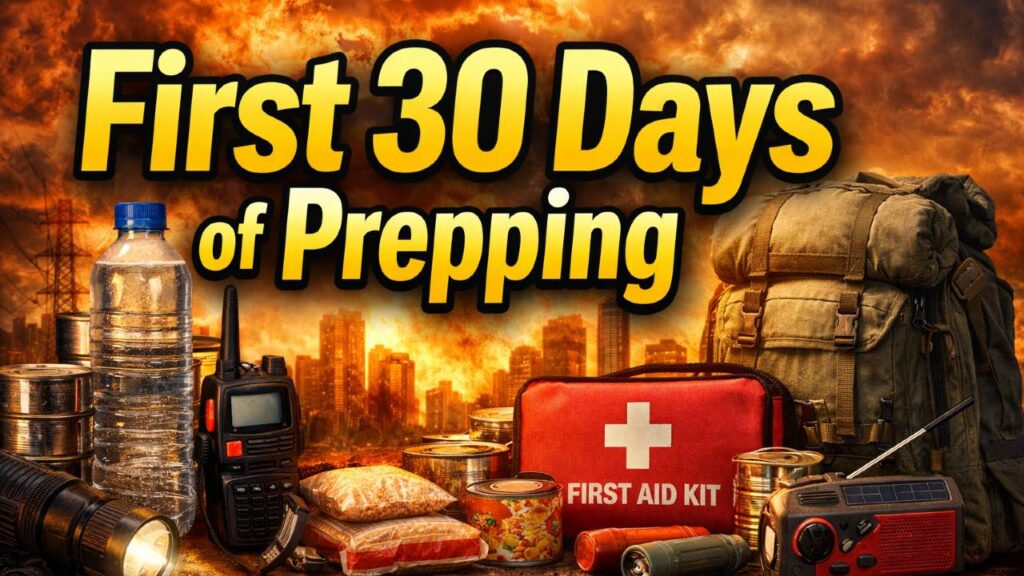 POLITICS: Essential First 30 Days Emergency Prep, Secure Your Family