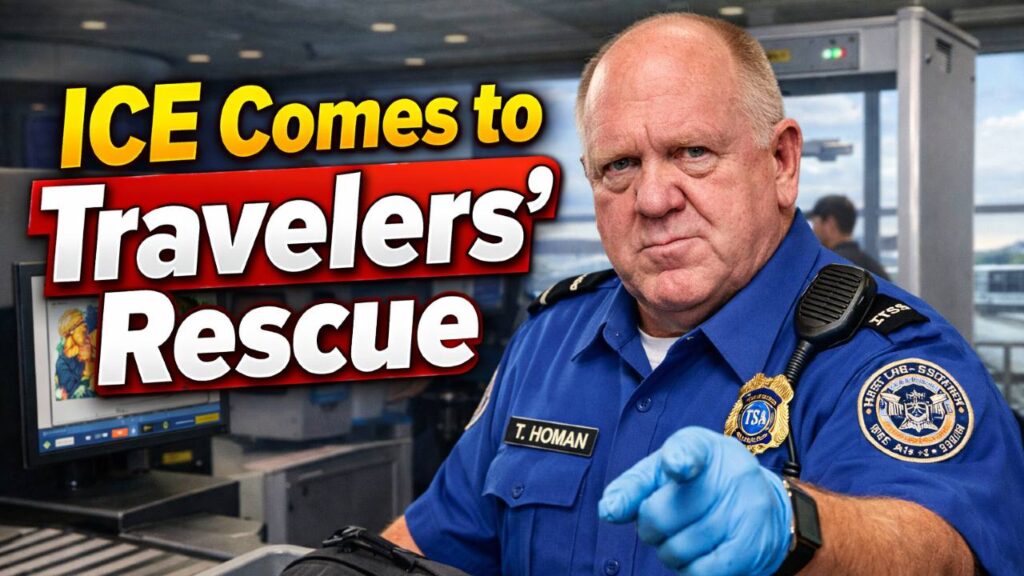 POLITICS: ICE Agents Deploy Nationwide Starting Monday To Ease TSA