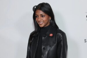 Charithra Chandran attending the British Film Institute Pre-Oscars Reception.