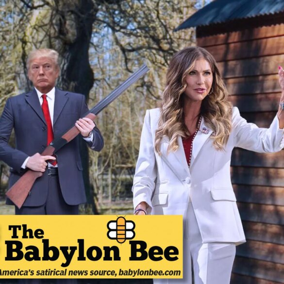 POLITICS: Tearful Trump takes Kristi Noem behind woodshed