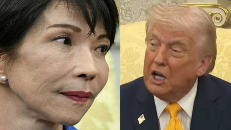 VIRAL MOMENT: Trump SHOCKS Japanese Prime Minister to her Core!