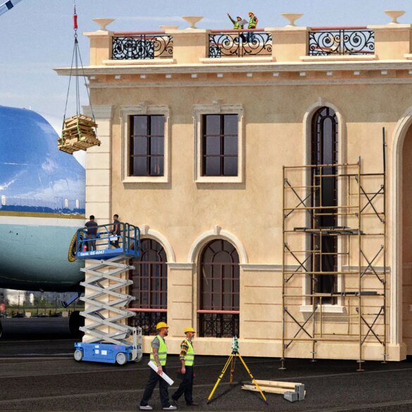 SATIRE NEWS: Trump Defends Addition Of Ballroom To Air Force One