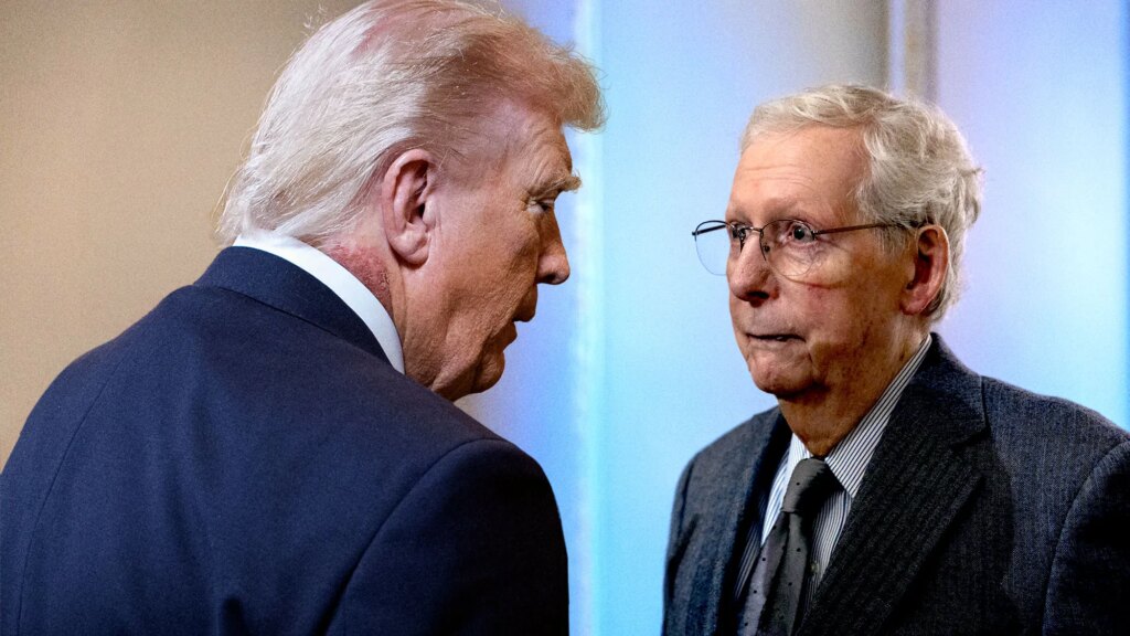 SATIRE NEWS: Trump, Mitch McConnell Clash In Oval Office Over