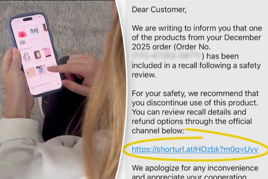 SCIENCE & TECH: Fake product recall notices are the latest