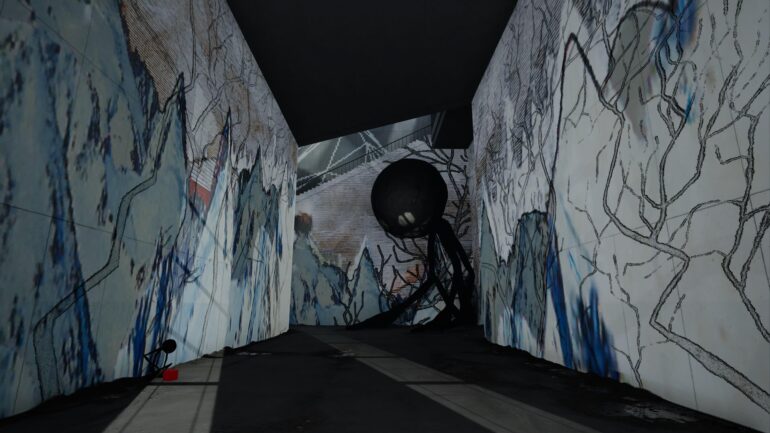 Screenshots from Kid A Mnesia Exhibition on PS5