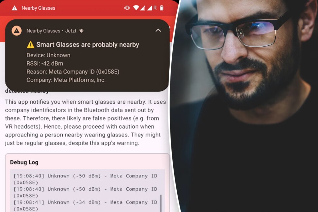 SCIENCE & TECH: Nearby Glasses app tracks smart glasses users