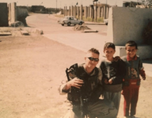 The author in Kirkuk, Iraq, circa 2004