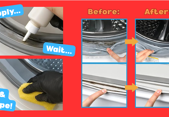 This mold cleaner is easy to use and requires no extra scrubbing.
