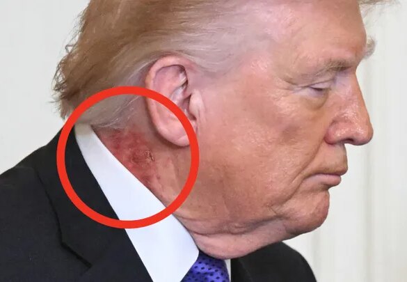 President Donald Trump looks on during a Medal of Honor ceremony in the East Room of the White House on March 2 in Washington, D.C.