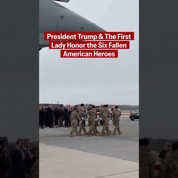 Dignified transfer of six fallen American heroes who gave their lives for our nation