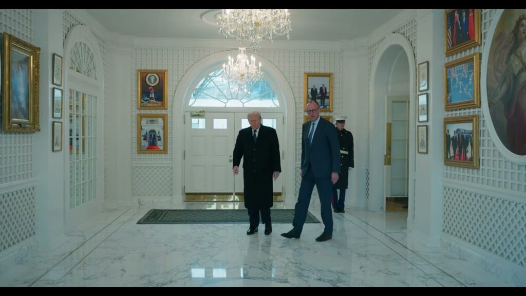 President Donald J. Trump meets with the German Chancellor, Friedrich Merz, at the White House
