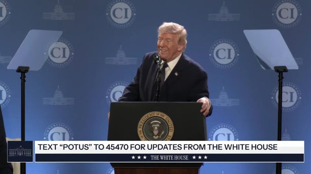 President Trump Delivers Remarks to the Republican Members Issues Conference