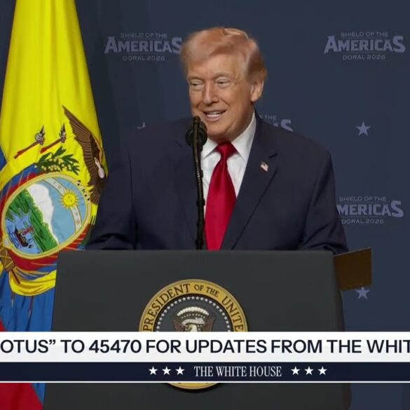 President Trump Delivers Remarks to the Shield of Americas Summit
