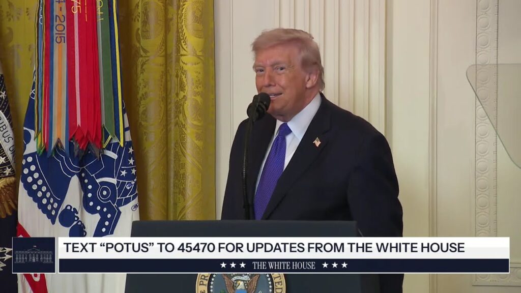 President Trump Participates in a Medal of Honor Ceremony