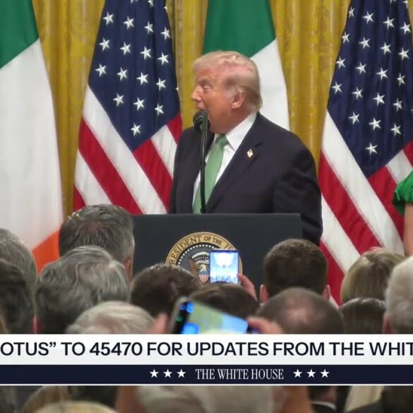 President Trump Participates in the Shamrock Bowl Presentation