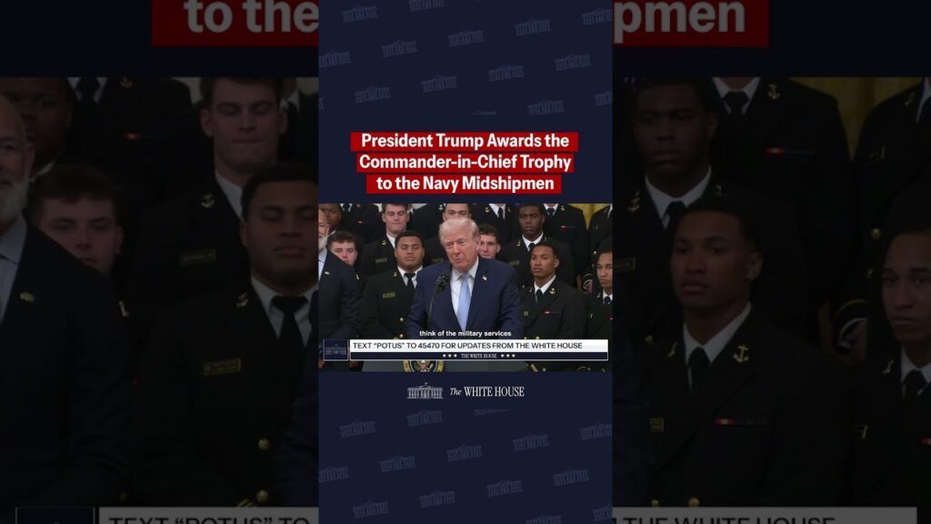 The Commander-in-Chief Trophy is back in Annapolis! ⚓️🏈