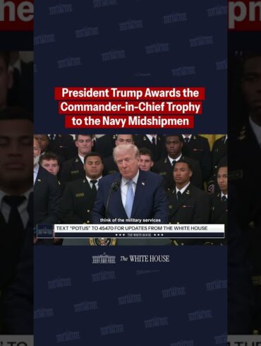 The Commander-in-Chief Trophy is back in Annapolis! ⚓️🏈