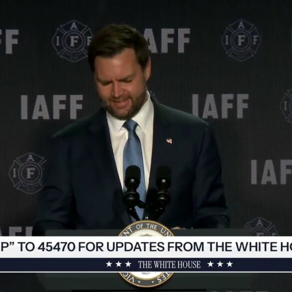 Vice President JD Vance Delivers Remarks to the International Association of Fire Fighters